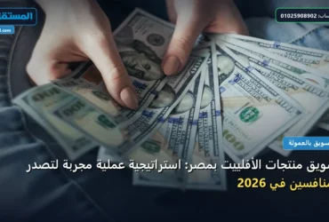 تسويق منتجات الأفلييت بمصر - تسويق منتجات الأفلييت بمصر: استراتيجية عملية مجربة لتصدر المنافسين في 2026