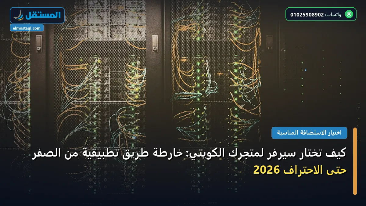 تختار سيرفر لمتجرك الكويتي - كيف تختار سيرفر لمتجرك الكويتي: خارطة طريق تطبيقية من الصفر حتى الاحتراف 2026