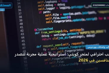 متجر كويتي - قالب احترافي لمتجر كويتي: استراتيجية عملية مجربة لتصدر المنافسين في 2026