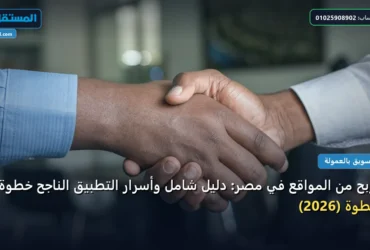الربح من المواقع - الربح من المواقع في مصر: دليل شامل وأسرار التطبيق الناجح خطوة بخطوة (2026)