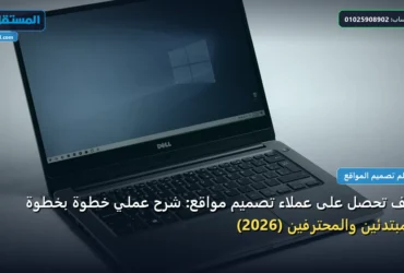 عملاء تصميم مواقع - كيف تحصل على عملاء تصميم مواقع: شرح عملي خطوة بخطوة للمبتدئين والمحترفين (2026)