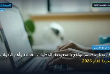 تختار مصمم مواقع بالسعودية - كيف تختار مصمم مواقع بالسعودية: الخطوات العملية وأهم الأدوات المجربة لعام 2026