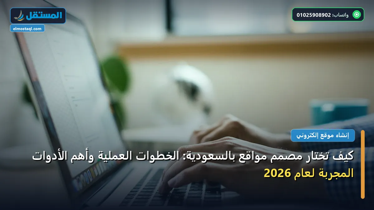 تختار مصمم مواقع بالسعودية - كيف تختار مصمم مواقع بالسعودية: الخطوات العملية وأهم الأدوات المجربة لعام 2026