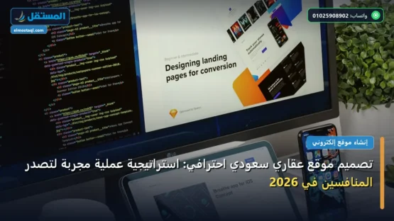 تصميم موقع عقاري سعودي احترافي: استراتيجية عملية مجربة لتصدر المنافسين في 2026