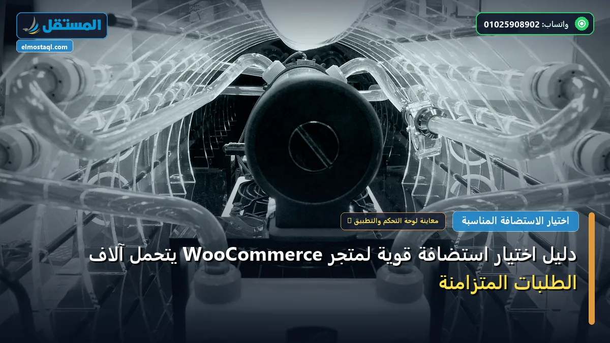 اختيار استضافة قوية لمتجر - دليل اختيار استضافة قوية لمتجر WooCommerce يتحمل آلاف الطلبات المتزامنة