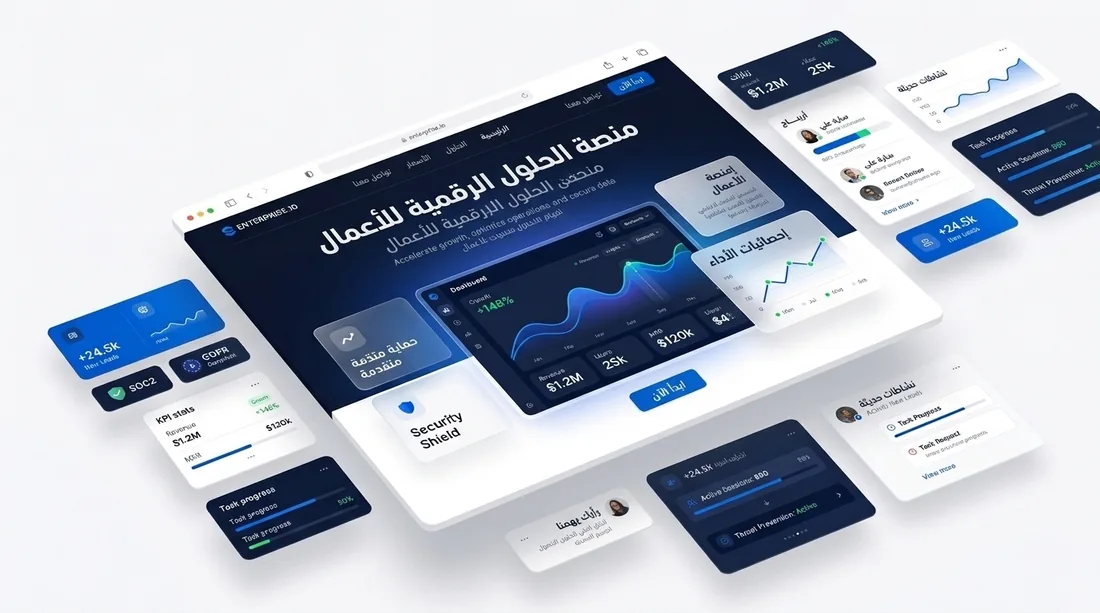 قوالب إنشاء مواقع تعريفية